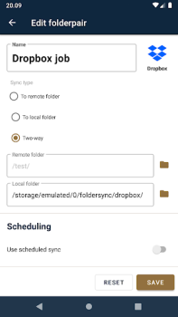 تحميل FolderSync الاتصالات لنظام أندرويد لقطة شاشة 6