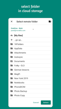 تحميل Autosync - File Sync & Backup عمل لنظام أندرويد لقطة شاشة 3