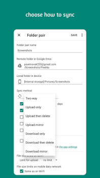 تحميل Autosync - File Sync & Backup عمل لنظام أندرويد لقطة شاشة 4