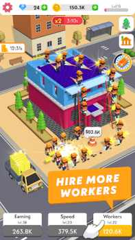 تحميل Idle Construction 3D الاستراتيجيات لنظام أندرويد لقطة شاشة 3
