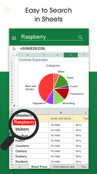 تحميل xlsx viewer: xls file viewer عمل لنظام أندرويد لقطة شاشة 2