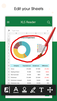 تحميل xlsx viewer: xls file viewer عمل لنظام أندرويد لقطة شاشة 3