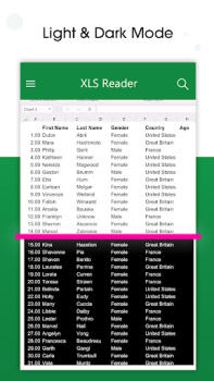 تحميل xlsx viewer: xls file viewer عمل لنظام أندرويد لقطة شاشة 5
