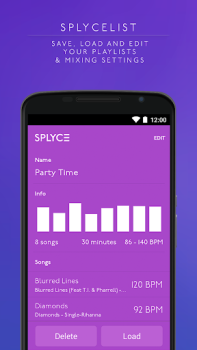 Splyce music player & automix