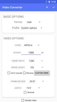 تحميل Video Converter مشغلات الفيديو والمحررين لنظام أندرويد لقطة شاشة 3