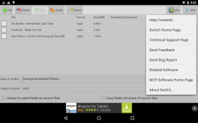 تحميل Switch Audio Converter الموسيقى والصوت لنظام أندرويد لقطة شاشة 7