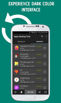 تحميل Apps Backup and Restore عمل لنظام أندرويد لقطة شاشة 2
