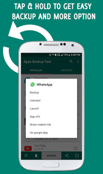 تحميل Apps Backup and Restore عمل لنظام أندرويد لقطة شاشة 3