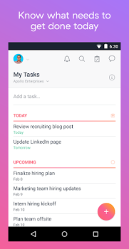 تحميل Asana: Work in one place اعمال لنظام أندرويد لقطة شاشة 2