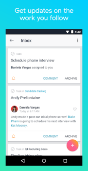 تحميل Asana: Work in one place اعمال لنظام أندرويد لقطة شاشة 3