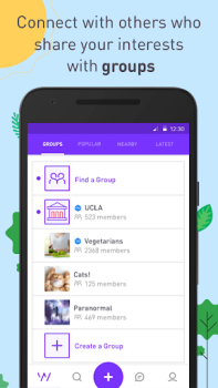تحميل Whisper الاجتماعية لنظام أندرويد لقطة شاشة 2