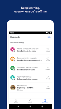 تحميل Khan Academy التعليم لنظام أندرويد لقطة شاشة 4