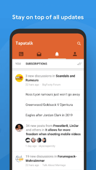 تحميل Tapatalk - 200,000+ Forums الاجتماعية لنظام أندرويد لقطة شاشة 5
