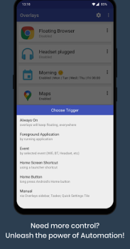 تحميل Overlays - Floating Launcher عمل لنظام أندرويد لقطة شاشة 4
