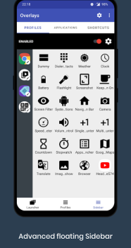 تحميل Overlays - Floating Launcher عمل لنظام أندرويد لقطة شاشة 5
