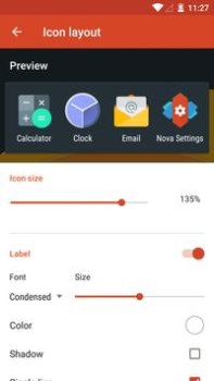 تحميل Nova Launcher إضفاء الطابع الشخصي لنظام أندرويد لقطة شاشة 3