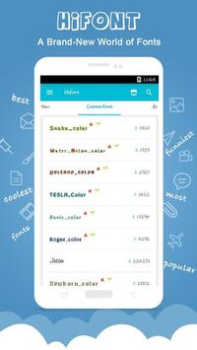 تحميل HiFont - الخطوط والخلفيات إضفاء الطابع الشخصي لنظام أندرويد لقطة شاشة 2
