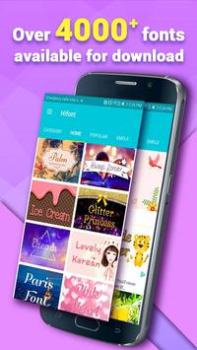 تحميل HiFont - الخطوط والخلفيات إضفاء الطابع الشخصي لنظام أندرويد لقطة شاشة 4