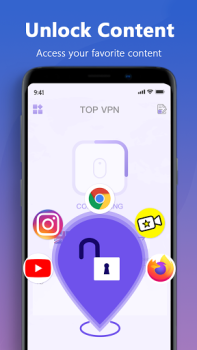 تحميل Top VPN - Fast, Secure & Free Unlimited Proxy أدوات لنظام أندرويد لقطة شاشة 2