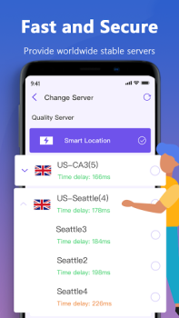 تحميل Top VPN - Fast, Secure & Free Unlimited Proxy أدوات لنظام أندرويد لقطة شاشة 3
