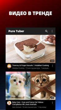 تحميل Pure Tuber: الفيديو والموسيقى مشغلات الفيديو والمحررين لنظام أندرويد لقطة شاشة 6