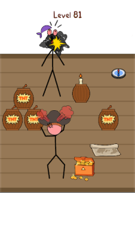Thief Puzzle: to pass a level