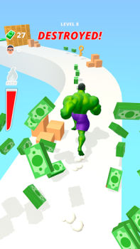 تحميل Muscle Rush - Smash Running ألعاب عارضة لنظام أندرويد لقطة شاشة 2