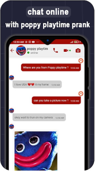 تحميل Poppy Playtime horror fake call video إضفاء الطابع الشخصي لنظام أندرويد لقطة شاشة 5