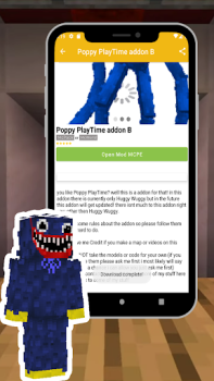 تحميل Mod Poppy Play Time for MCPE وسائل الترفيه لنظام أندرويد لقطة شاشة 4
