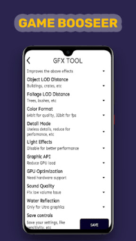 تحميل GFX tool for pubg new state أدوات لنظام أندرويد لقطة شاشة 4
