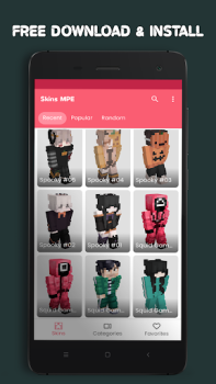 تحميل Skins for Minecraft PE إضفاء الطابع الشخصي لنظام أندرويد لقطة شاشة 2
