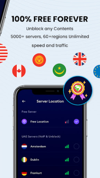 تحميل Super VPN - Fast Private Proxy أدوات لنظام أندرويد لقطة شاشة 3
