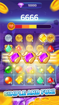 تحميل Gem Planet Merger - Diamond Winner ألعاب عارضة لنظام أندرويد لقطة شاشة 2