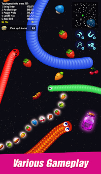 تحميل Worm.io: Slither Zone العاب اكشن لنظام أندرويد لقطة شاشة 3