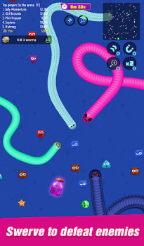 تحميل Worm.io: Slither Zone العاب اكشن لنظام أندرويد لقطة شاشة 5